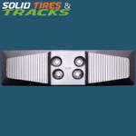 300mm Chain-On Rubber Pad - Heavy Duty